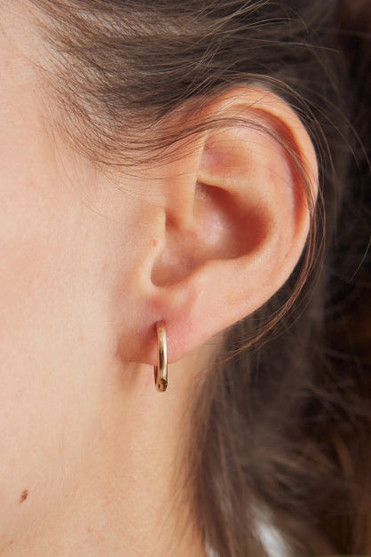 Classic Hoopie Earrings Gold | JOiA