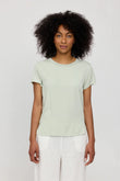 Crew Neck Blouse misty jade | MAZINE