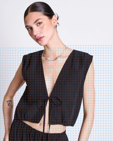 CRINKLE TIE TOP STROGET BLACK | Jan ´n June