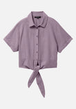 Bluse OCRA grey lilac | recolution