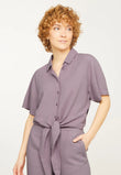 Bluse OCRA grey lilac | recolution
