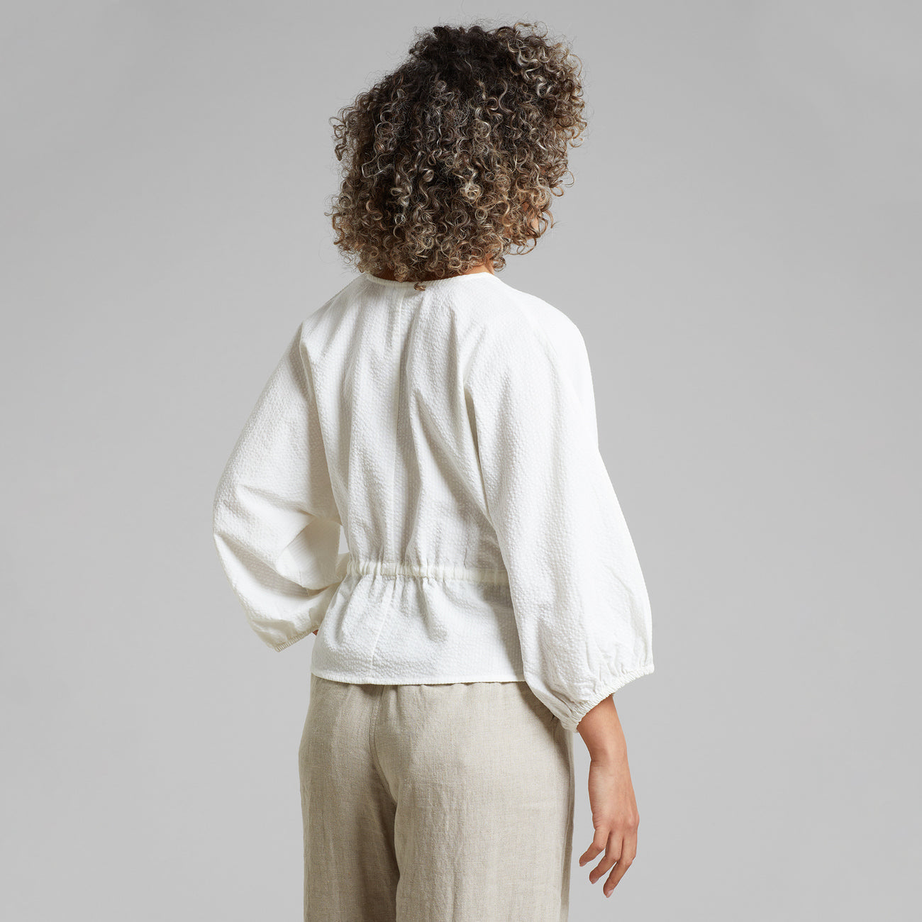 Wrap Top Rosenvik White | DEDICATED