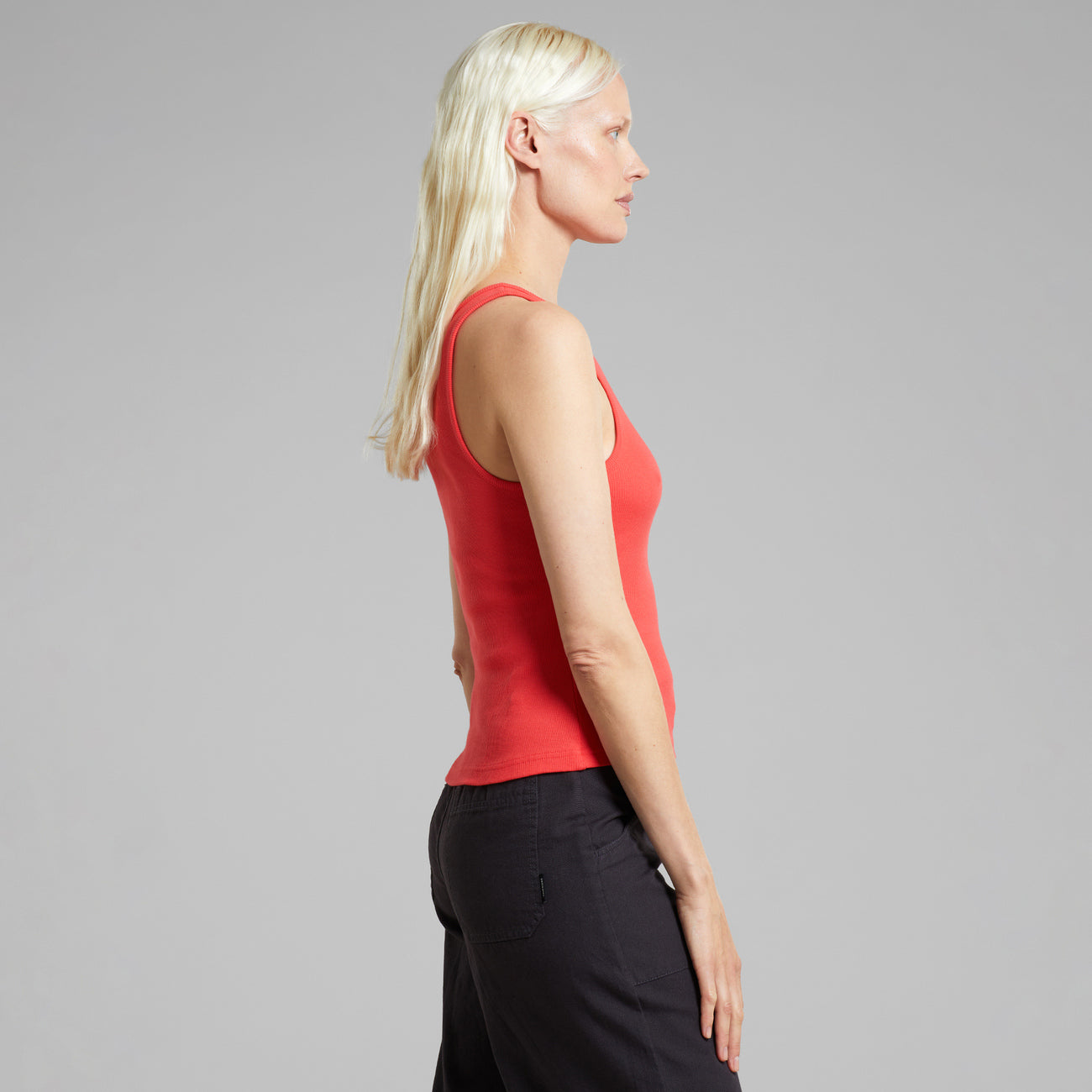 Rib Top Valdermarsvik Cayenne Red | DEDICATED