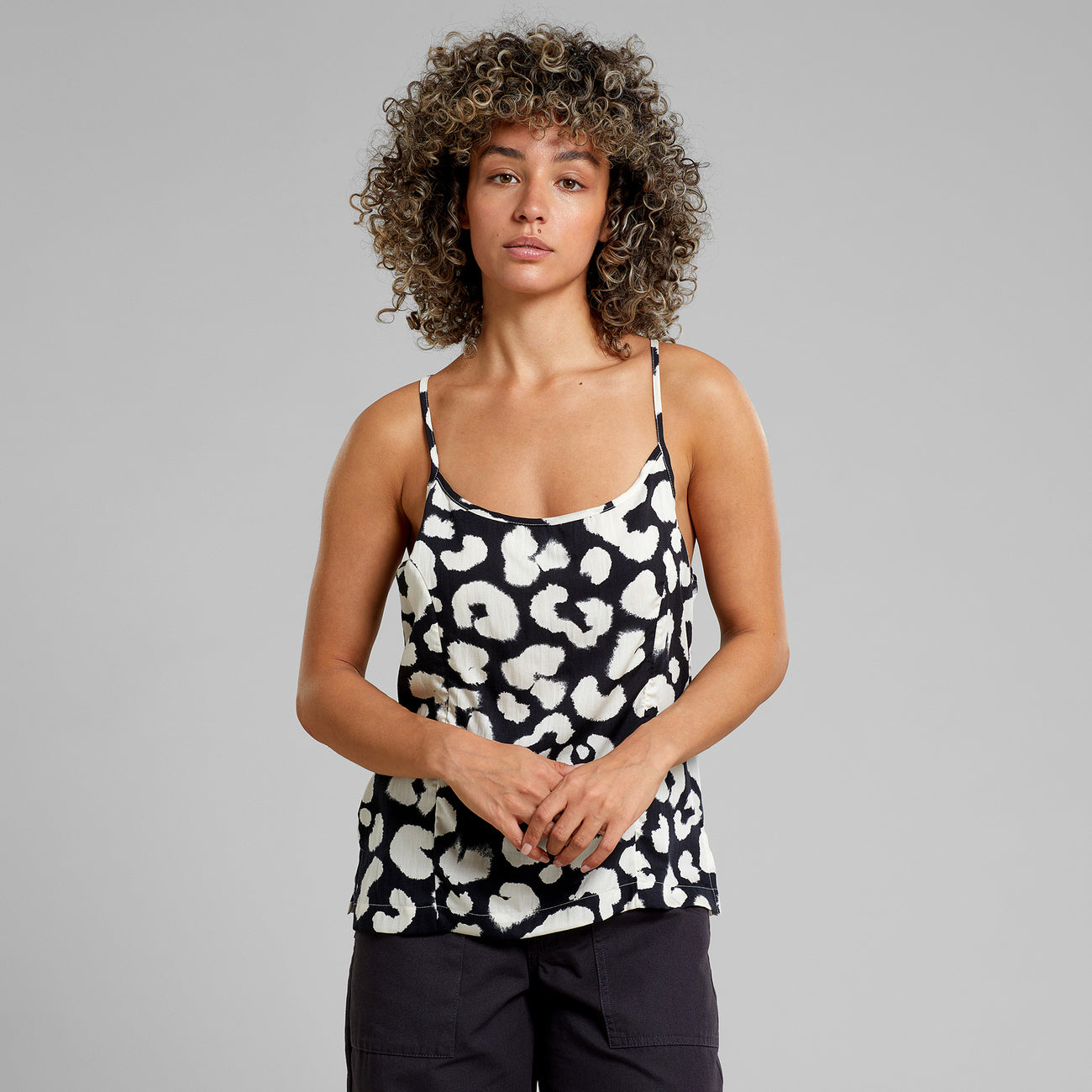Strap Top Hoby Painted Leopard Black | DEDICATED