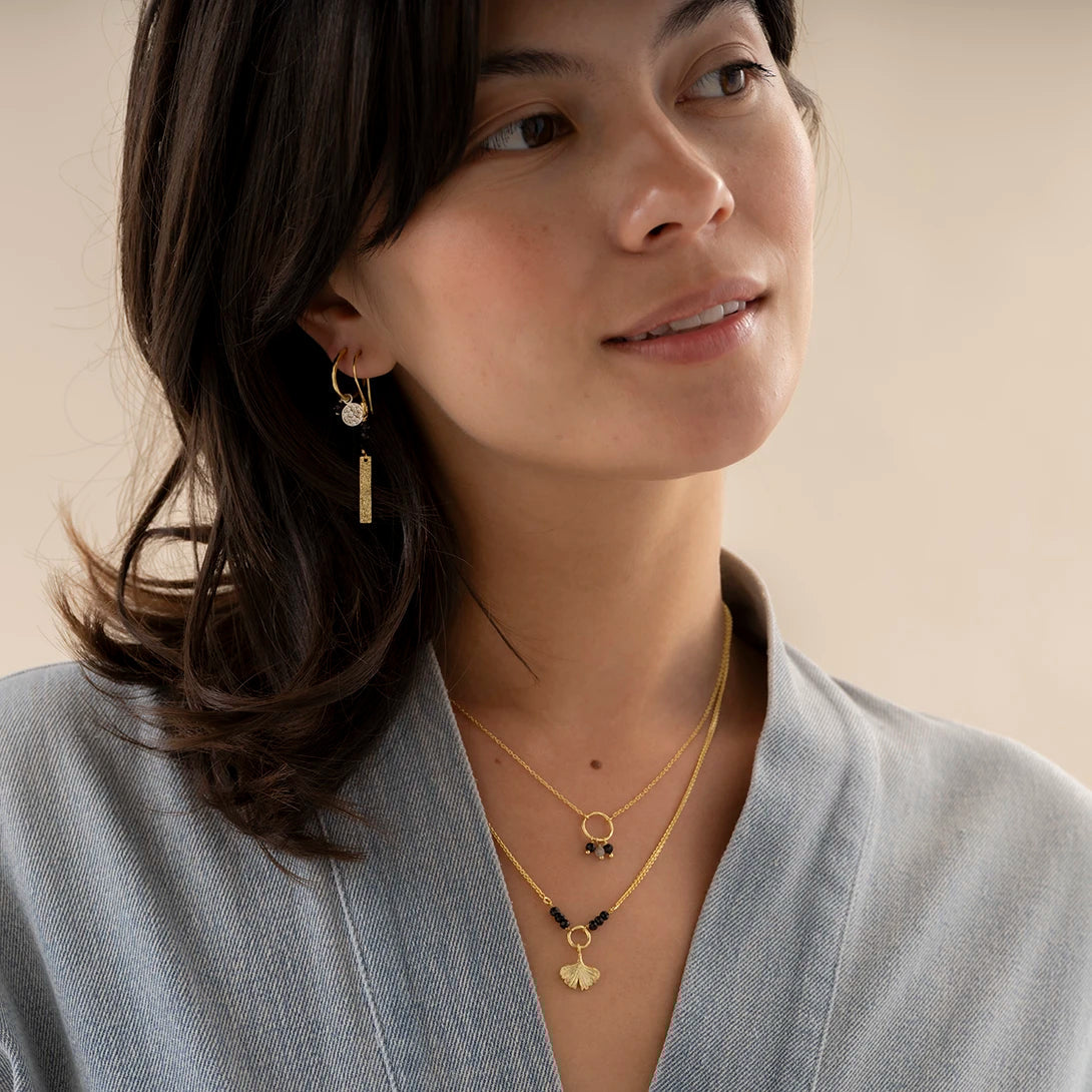 Reliable Black Onyx Necklace GP | a Beautiful Story