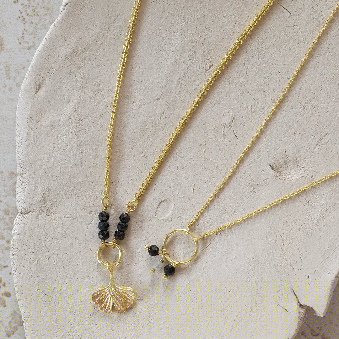 Reliable Black Onyx Necklace GP | a Beautiful Story