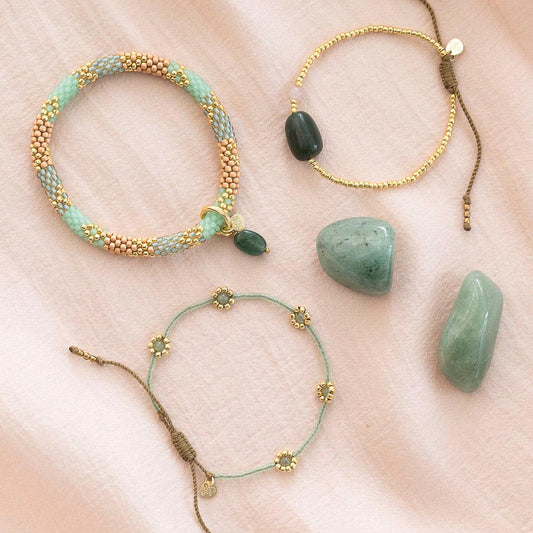 Botanic Aventurine Bracelet GC | a Beautiful Story