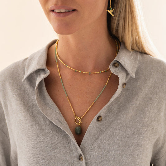 Believing Aventurine Necklace GC | a Beautiful Story