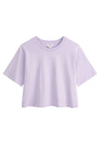 Cropped T-Shirt DESNA krokus | MELAWEAR