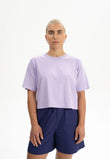 Cropped T-Shirt DESNA krokus | MELAWEAR