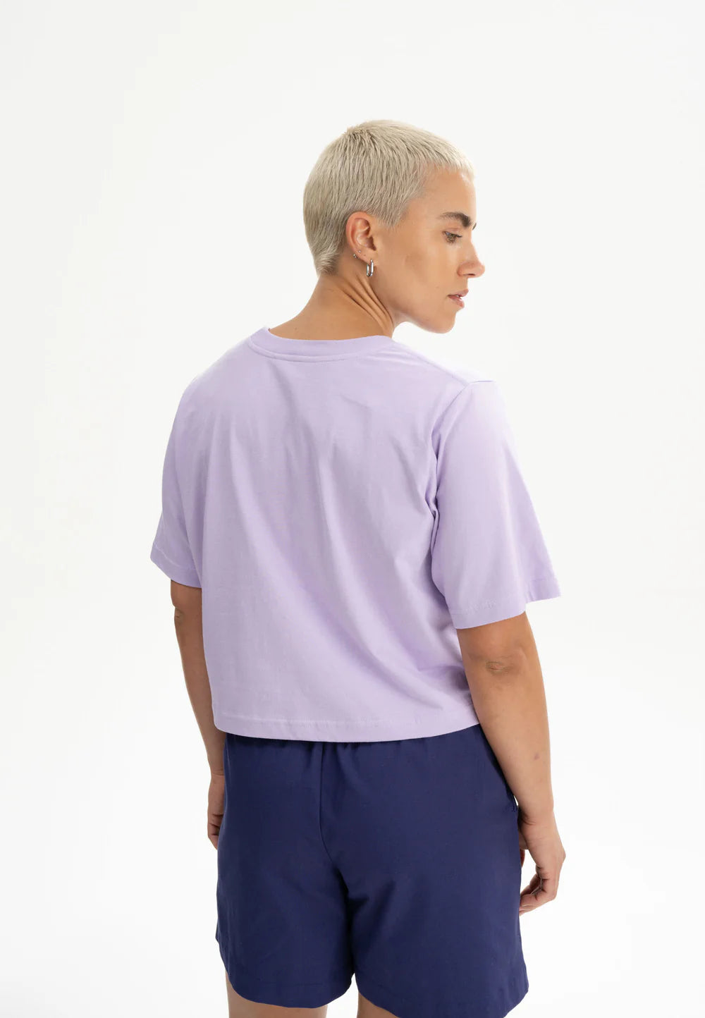 Cropped T-Shirt DESNA krokus | MELAWEAR