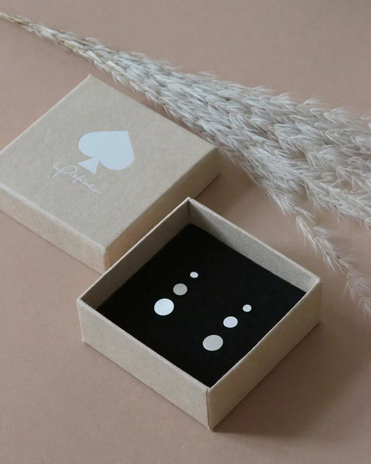 Ohrstecker Dot M Silber | Pikfine
