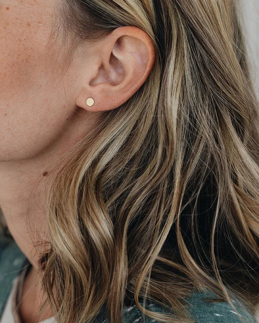 Ohrstecker Dot M Silber | Pikfine