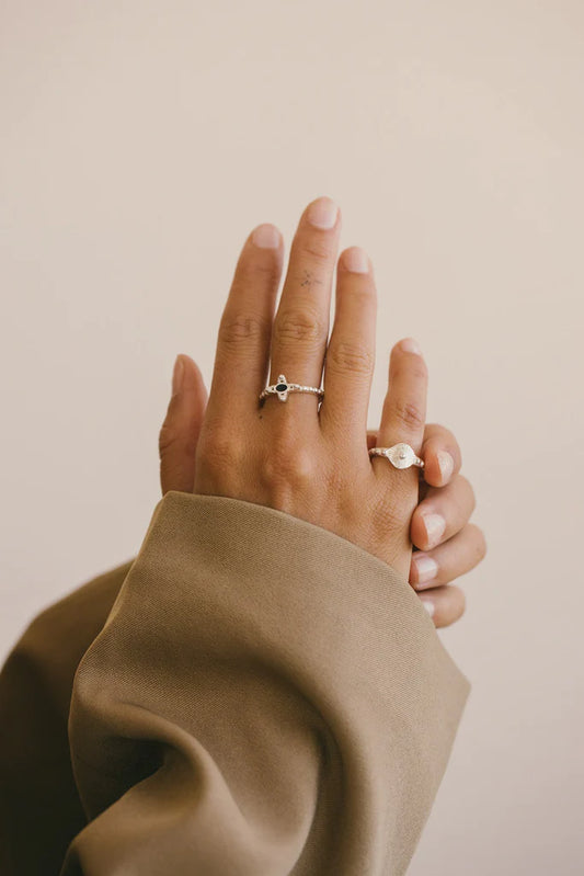 Timeless black ring silber | wildthings