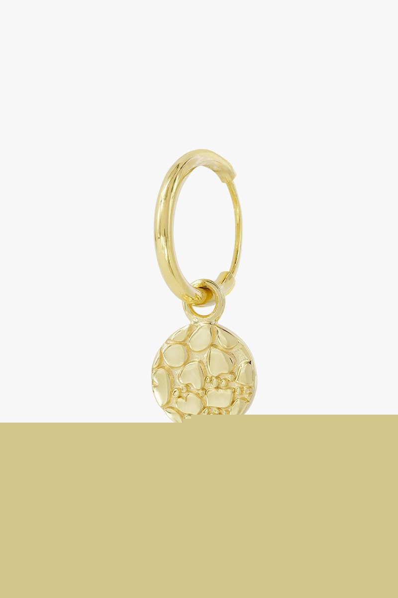 Ohrring leaves coin gold | wildthings