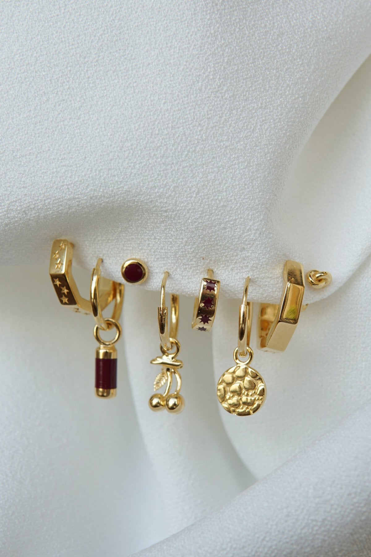 Ohrring leaves coin gold | wildthings