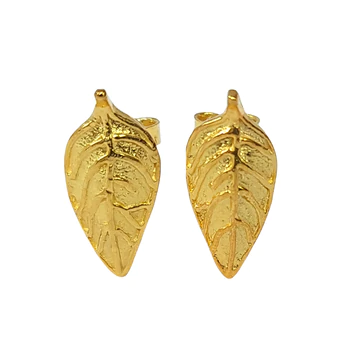 Ohrring Curryblatt Gold | CO&LOMBO