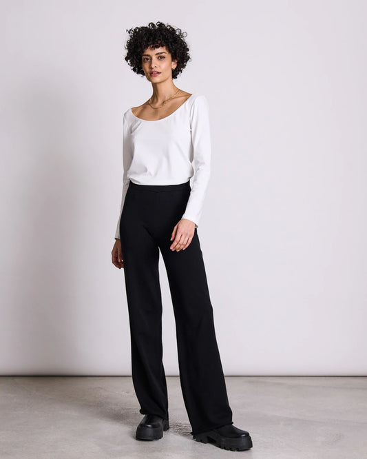 Longsleeve Scoop white  | Jan ´n June