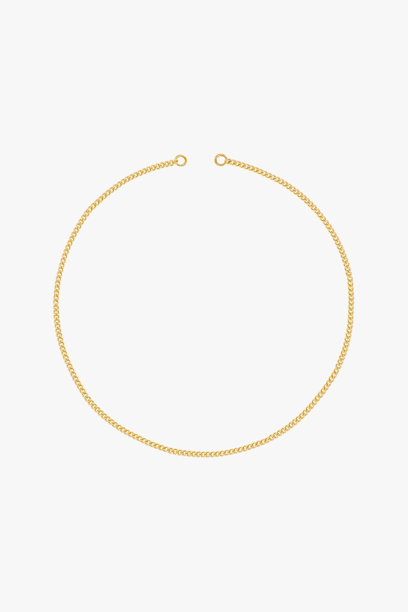 Kette Panzerkette curb clasp Gold 42 cm | wildthings
