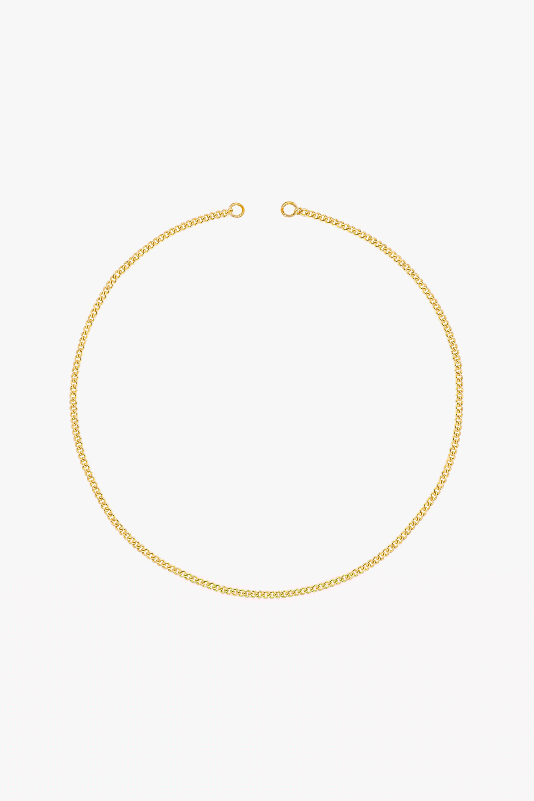 Kette Panzerkette curb clasp Gold 42 cm | wildthings