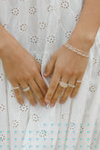 Ring Hammered Stacking Silber | wildthings