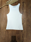 Rib Top Valdermarsvik white | DEDICATED