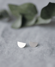 Ohrstecker Moon Silber | Pikfine
