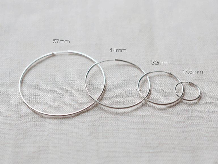 Creole FRANKA S 17,5 mm Silber | Pikfine