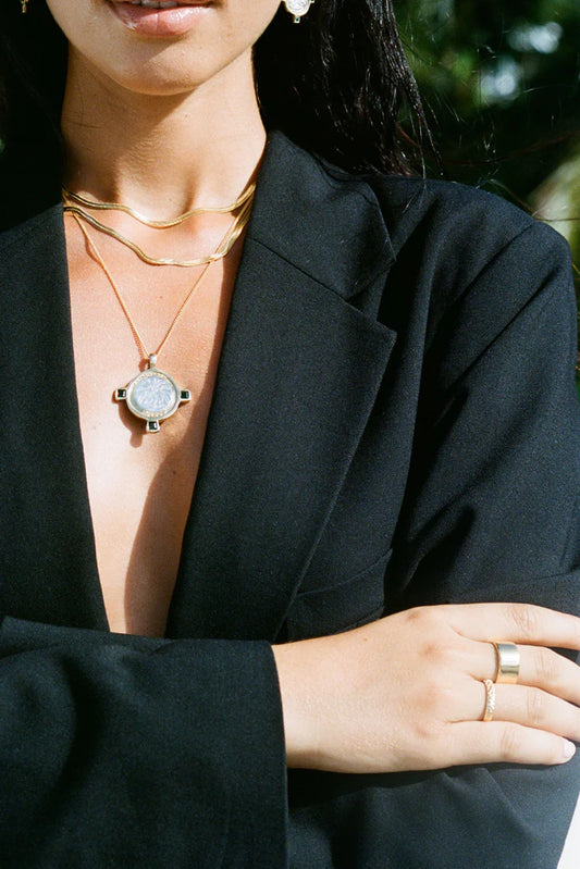 Wide band ring Gold | wildthings