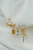 Ohrring blue sky drop Gold | wildthings