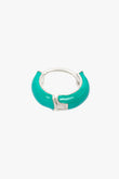 Ohrring Mediterranean enamel huggie Silber | wildthings
