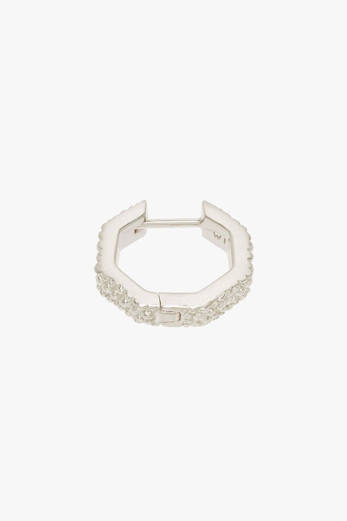 Ohrring Starfish hexagon huggie Silber | wildthings