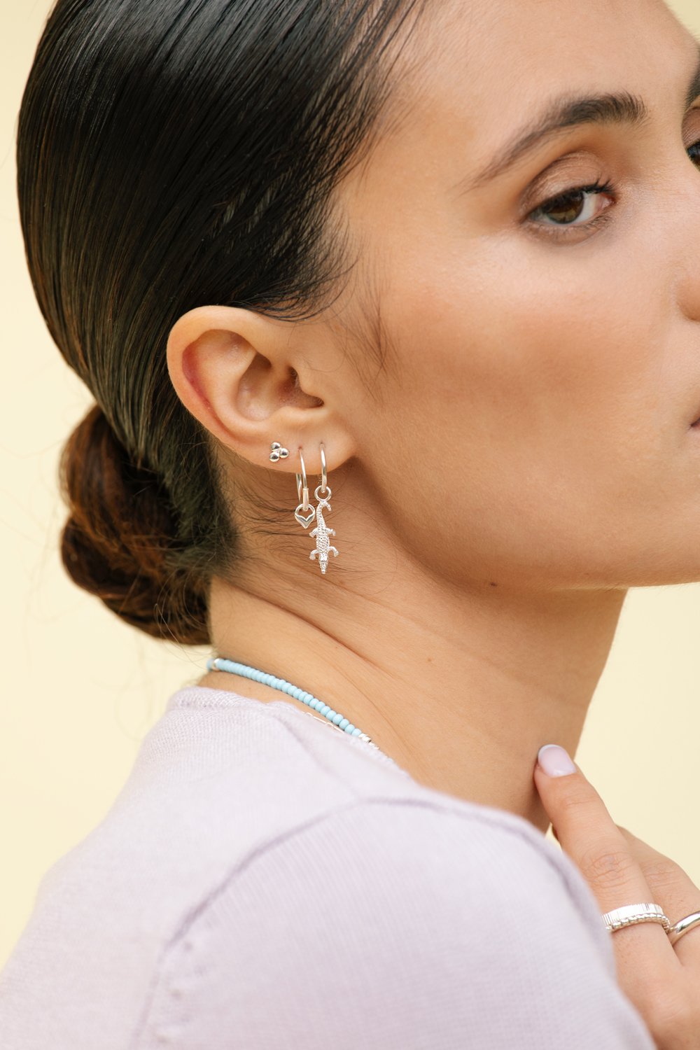 Ohrring Mermaid Hoop Silber | wildthings