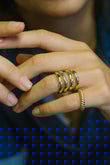 Ring Twisted Pinky Gold | wildthings