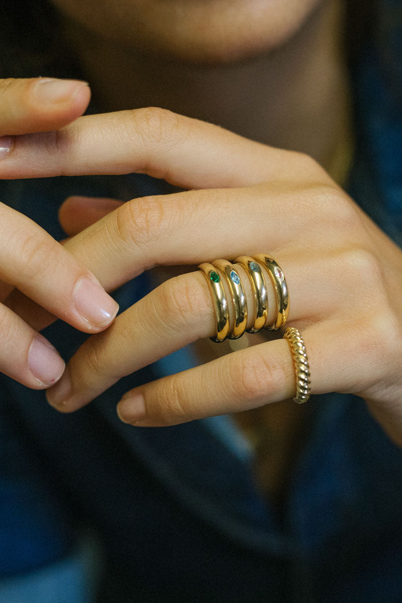 Ring Twisted Pinky Gold | wildthings