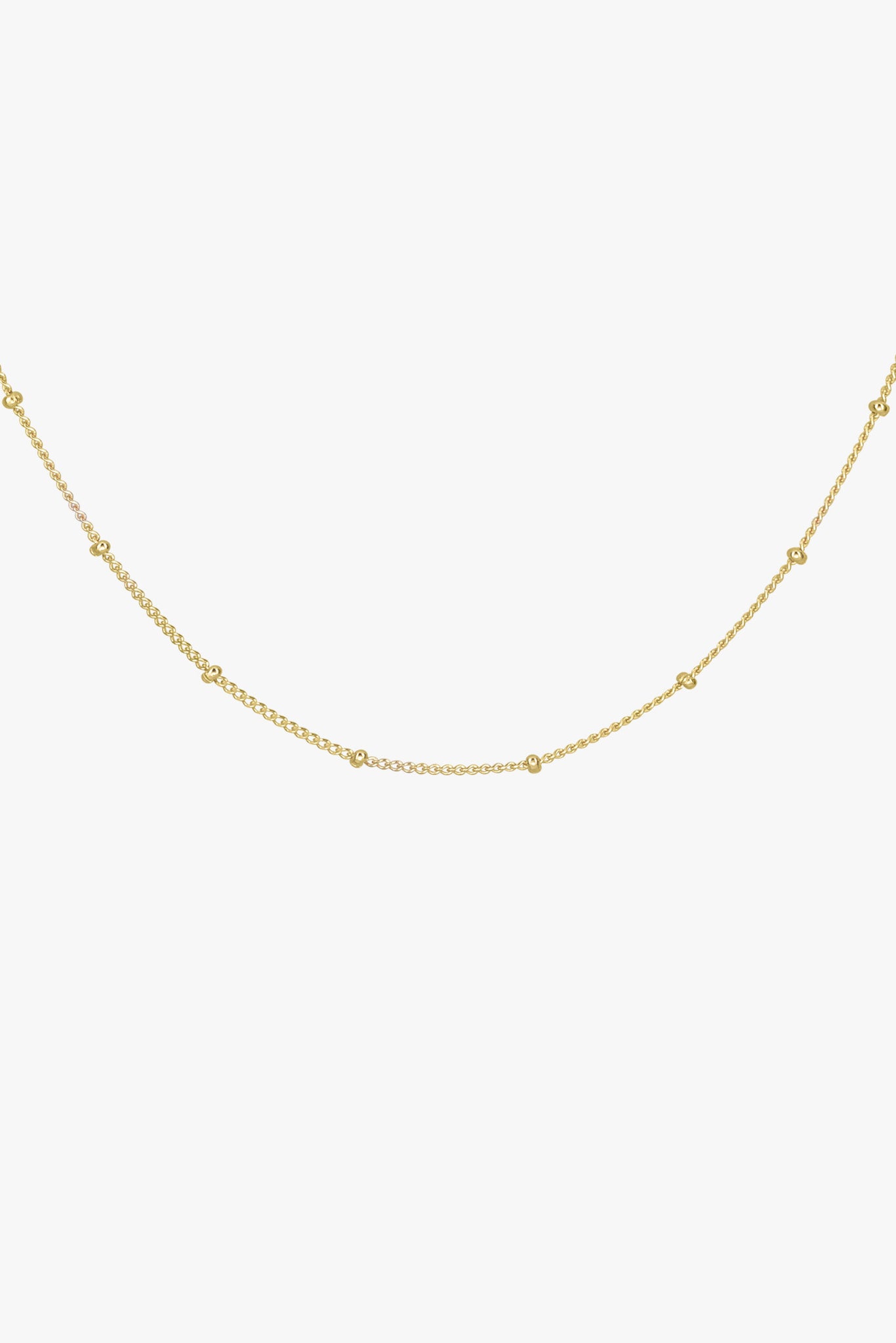 Kette Stud chain necklace gold 45 cm | wildthings