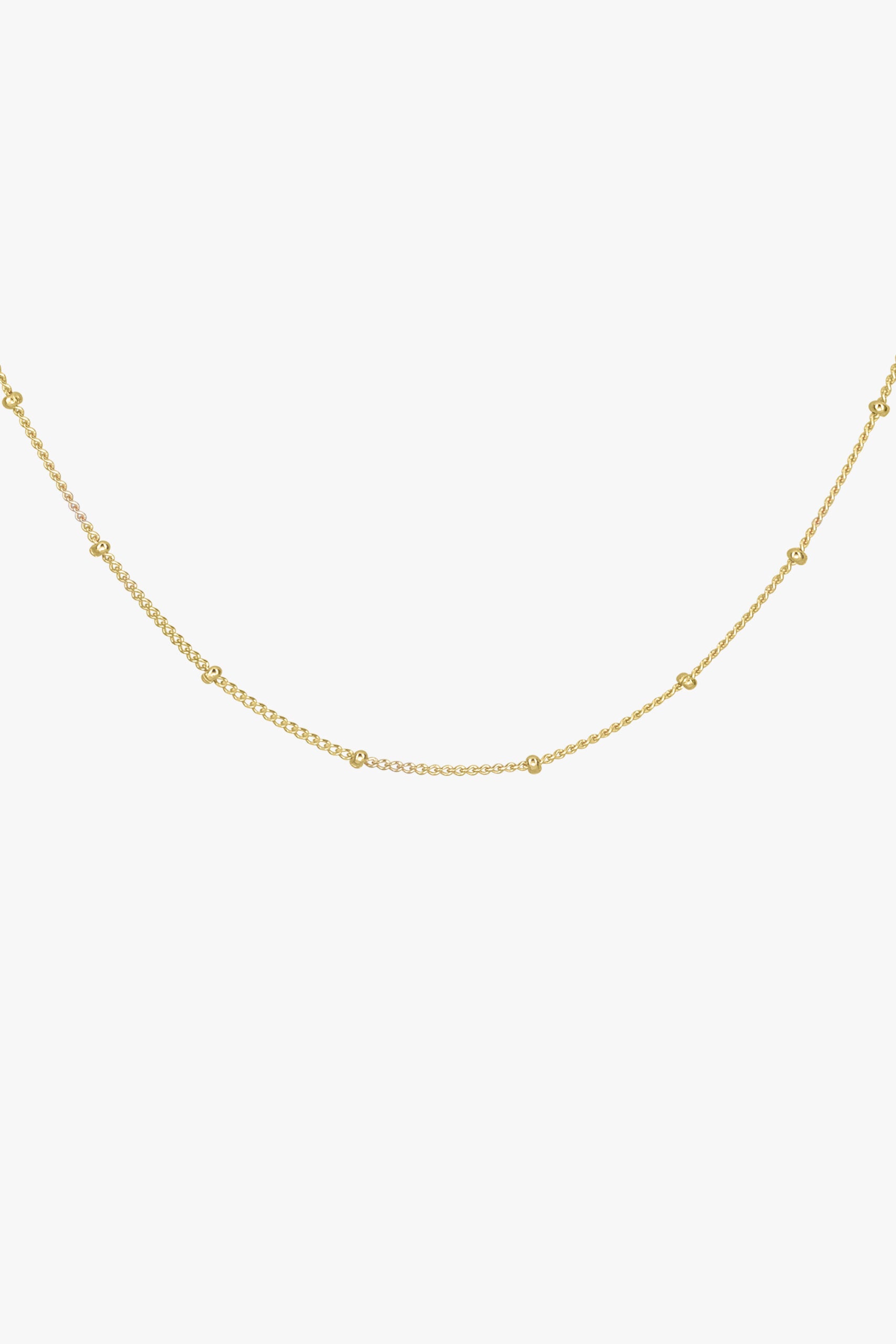 Kette Stud chain necklace gold 45 cm | wildthings