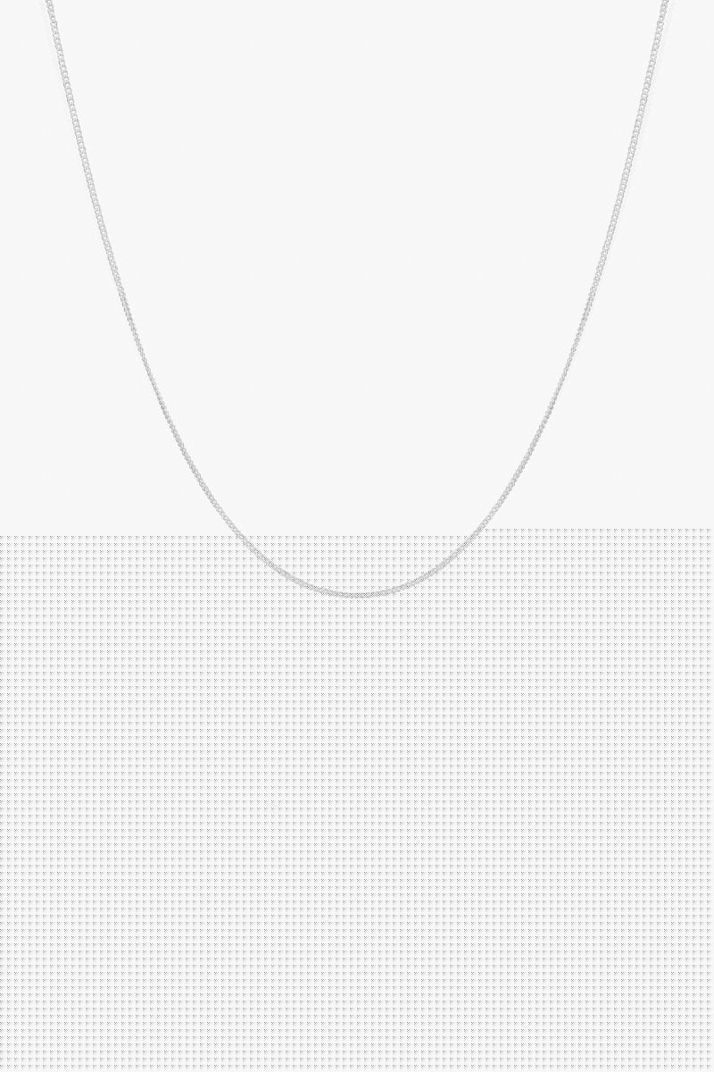 Kette Panzerkette curb chain Silber 45 cm | wildthings