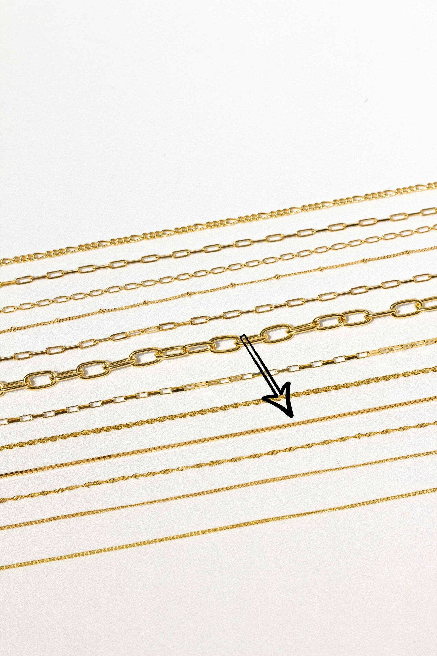 Kette Box Choker Gold 36 cm | wildthings